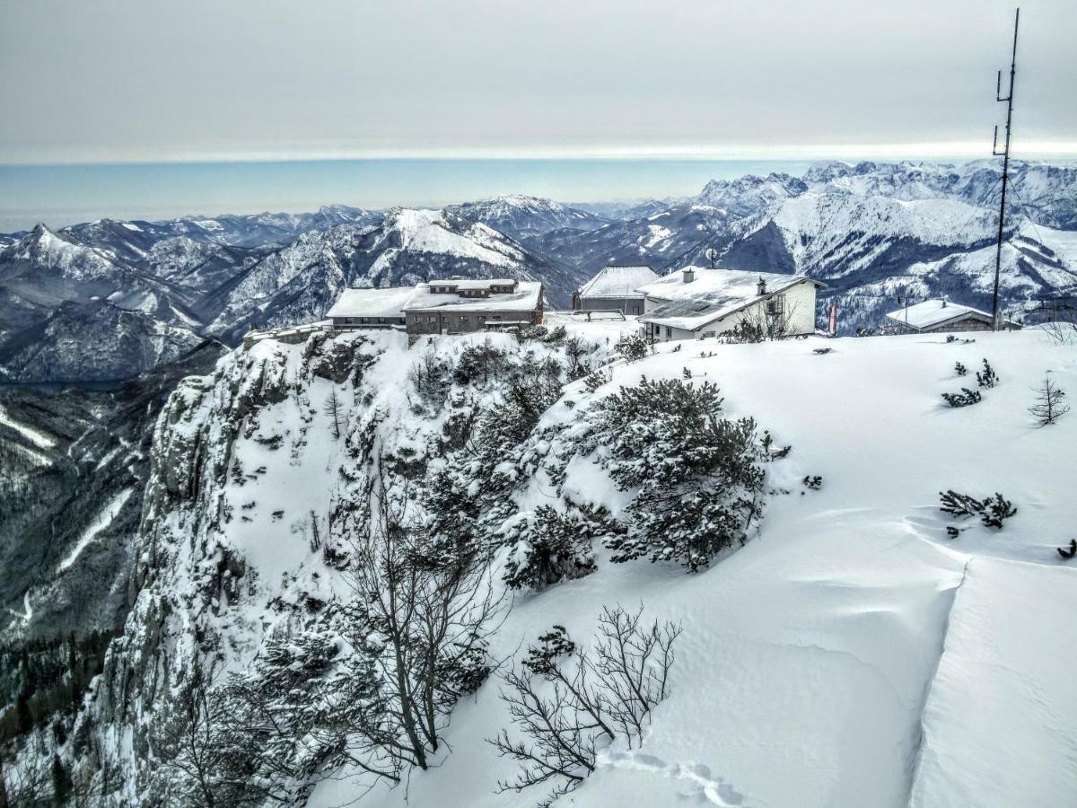 埃本湖Almhaus Dachsteinblick Am Feuerkogel别墅 外观 照片